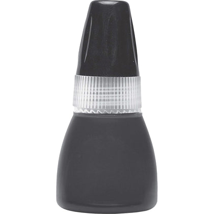 Xstamper 10 ml Bottle Refill Inks - Black Ink - 0.34 fl oz - Black - 1 Each