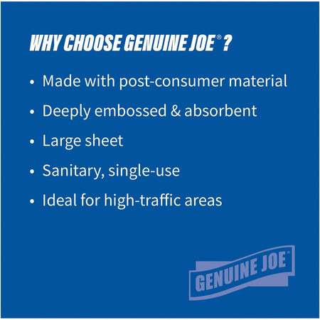 Genuine Joe Paper Towel C-fold 200 sheets White - Alternate-Image2