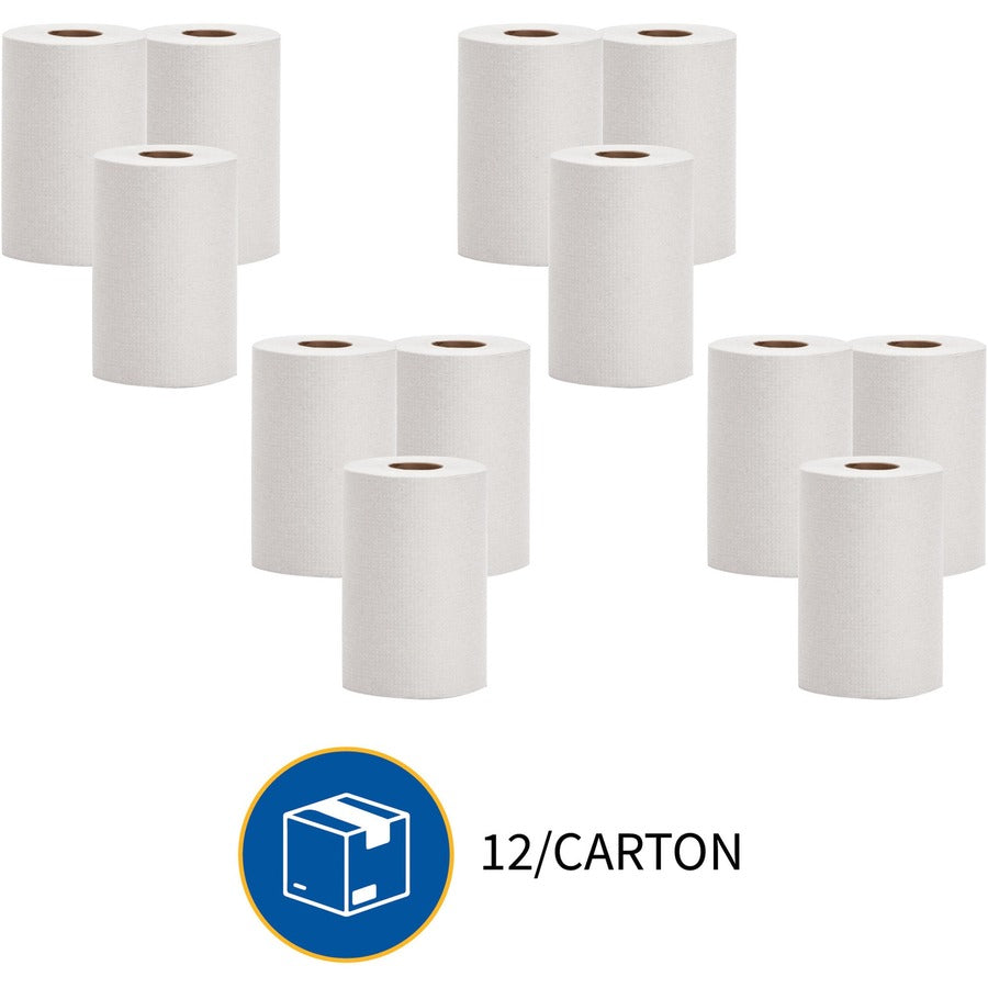 Genuine Joe Hardwound Roll Paper Towels - Alternate-Image1