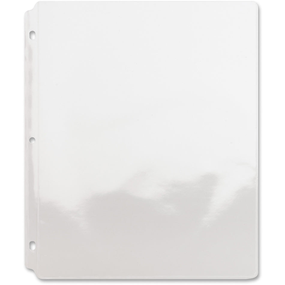 Sparco Top-Loading Vinyl Sheet Protectors - For Letter 8 1/2" x 11" Sheet - Clear - Vinyl - 50 / Box