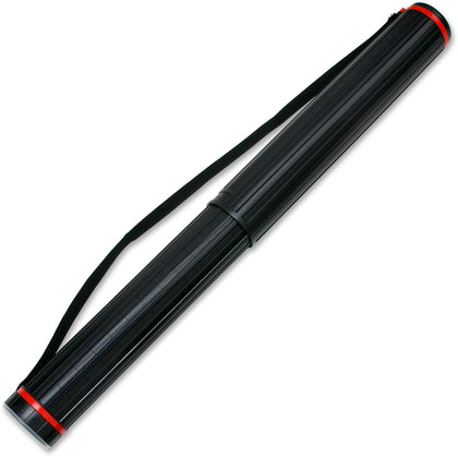 Chartpak 948 72/124 Carrying Case Document - Black - Plastic Body - 3.5" Diameter - 1 Each