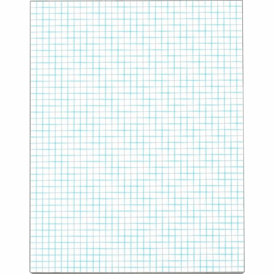 TOPS Graph Pad - 50 Sheets - Both Side Ruling Surface - Ruled Blue Margin - 20 lb Basis Weight - Letter - 8 1/2" x 11" Sheet Size - White Paper - 1 Pad