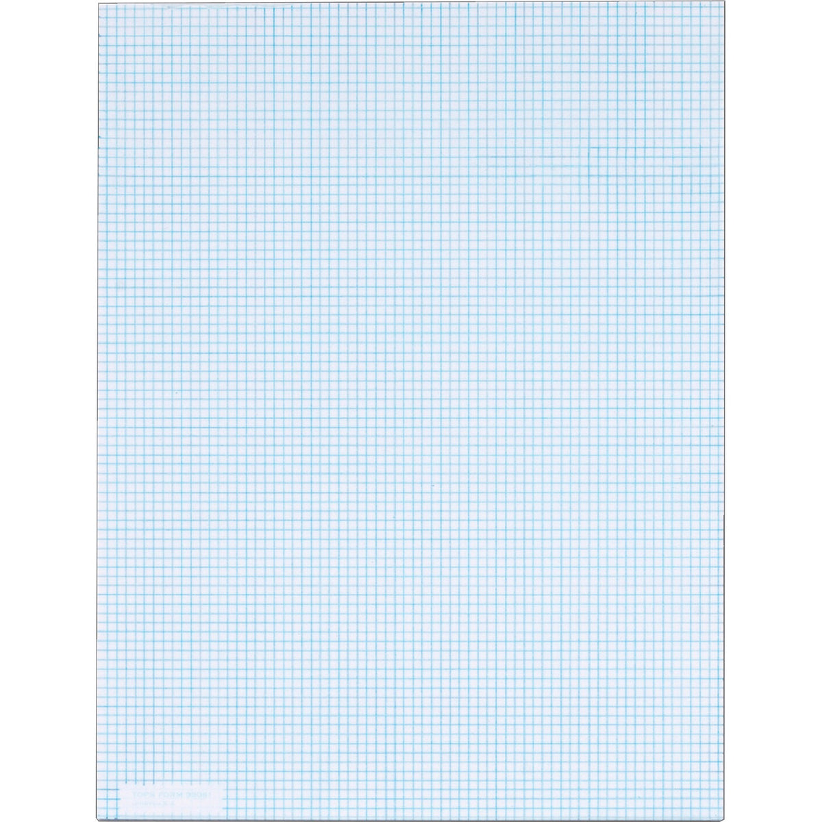 TOPS Graph Pad - 50 Sheets - Both Side Ruling Surface - 20 lb Basis Weight - Letter - 8 1/2" x 11" Sheet Size - White Paper - 1 Pad