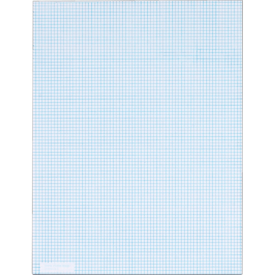 TOPS Graph Pad - 50 Sheets - Both Side Ruling Surface - 20 lb Basis Weight - Letter - 8 1/2" x 11" Sheet Size - White Paper - 1 Pad