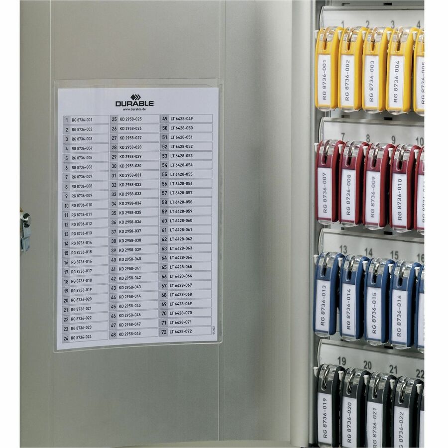 DURABLE 72-Key Brushed Aluminum Key Cabinet - Alternate-Image18