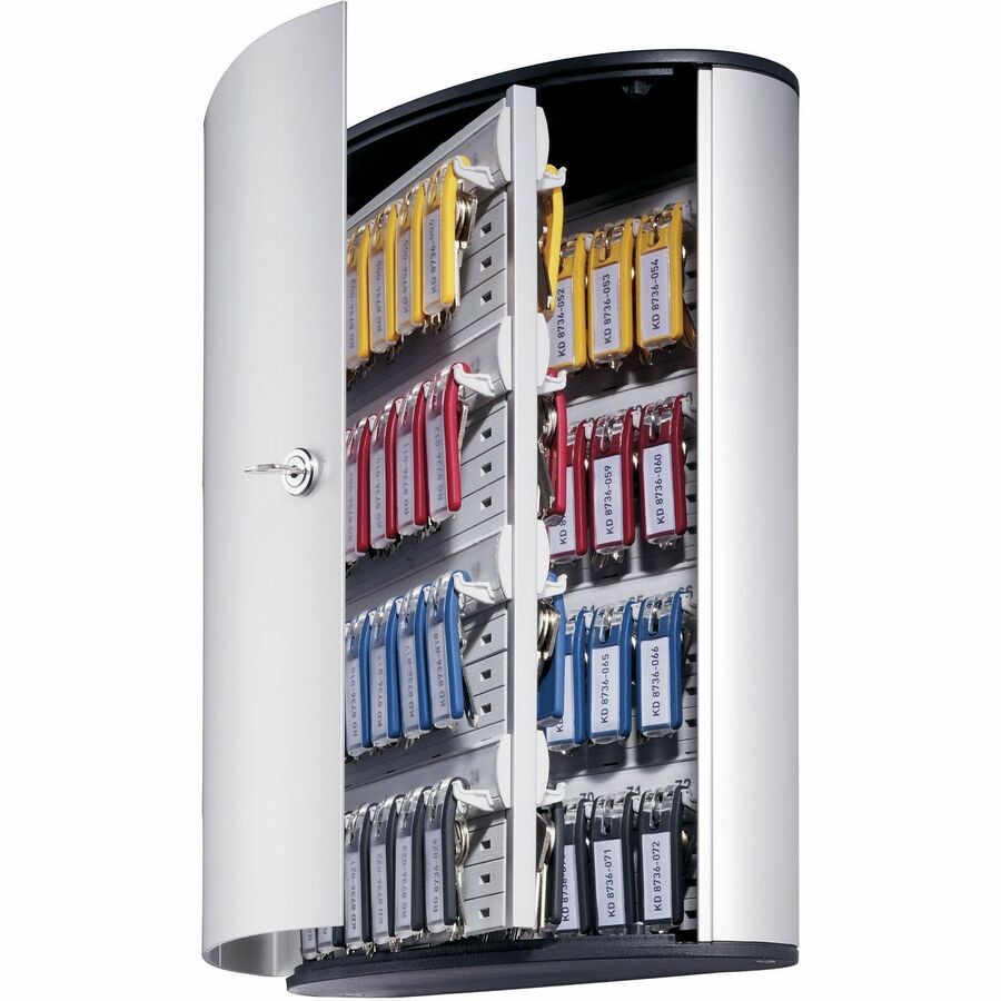 DURABLE 72-Key Brushed Aluminum Key Cabinet - Alternate-Image20