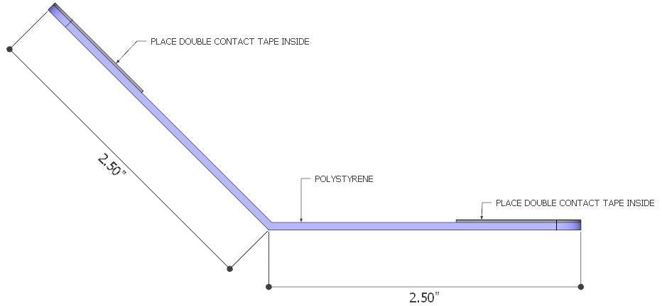 Corner Guard, 135 degree, 48" x 2.5" x 2.5", 10pk