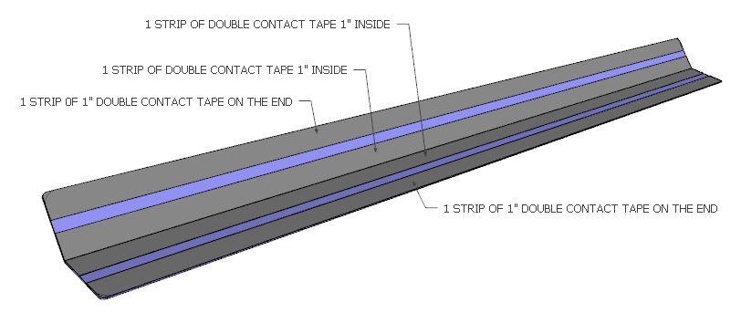 Corner Guard, 135 degree, 48" x 2.5" x 2.5", 10pk