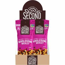 Second Nature Wholesome Medley Trail Mix - Nutty Fruity and Chocolatey Delight - Snacks
