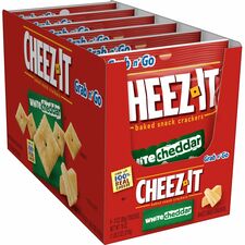 Cheez-It White Cheddar Baked Snack Crackers - 15 oz - 6/Box - Snacks