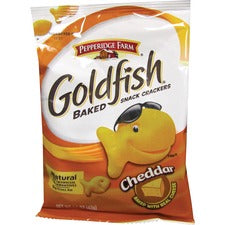 Pepperidge Farm Goldfish Cheddar Crackers - Trans Fat Free - 1.50 oz - 72 Bags - Snacks