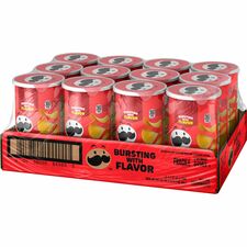 Pringles Keebler Grab & Go Original Potato Crisps - Convenient 1-Serving Can - 2.38 oz - 12/Carton - Snacks