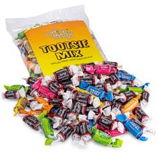 Office Snax Tootsie Roll Assortment: Original Lime Cherry Lemon Vanilla Orange - 14 oz - Sweets