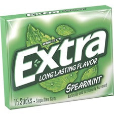 Mars Spearmint Chewing Gum: Refreshing Flavor - 10/Box - Sweets