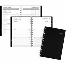 Mead Thicket Monthly Desk Pad Calendar Compact 17.75’’ x 11’’ Jan–Dec 2026 Weekly & Layout Double-Page White Sheets