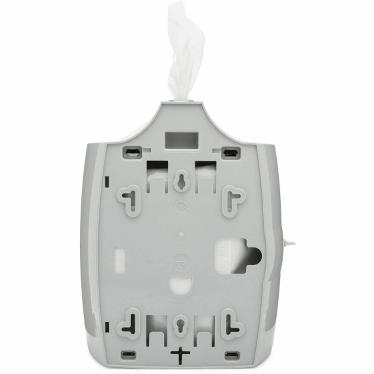 2XL GymWipes Touchless Dispenser - 1 x Roll - 11’’ Height 13.5’’ Width Depth - Plastic - Smoke Gray - Touch-free Hinged