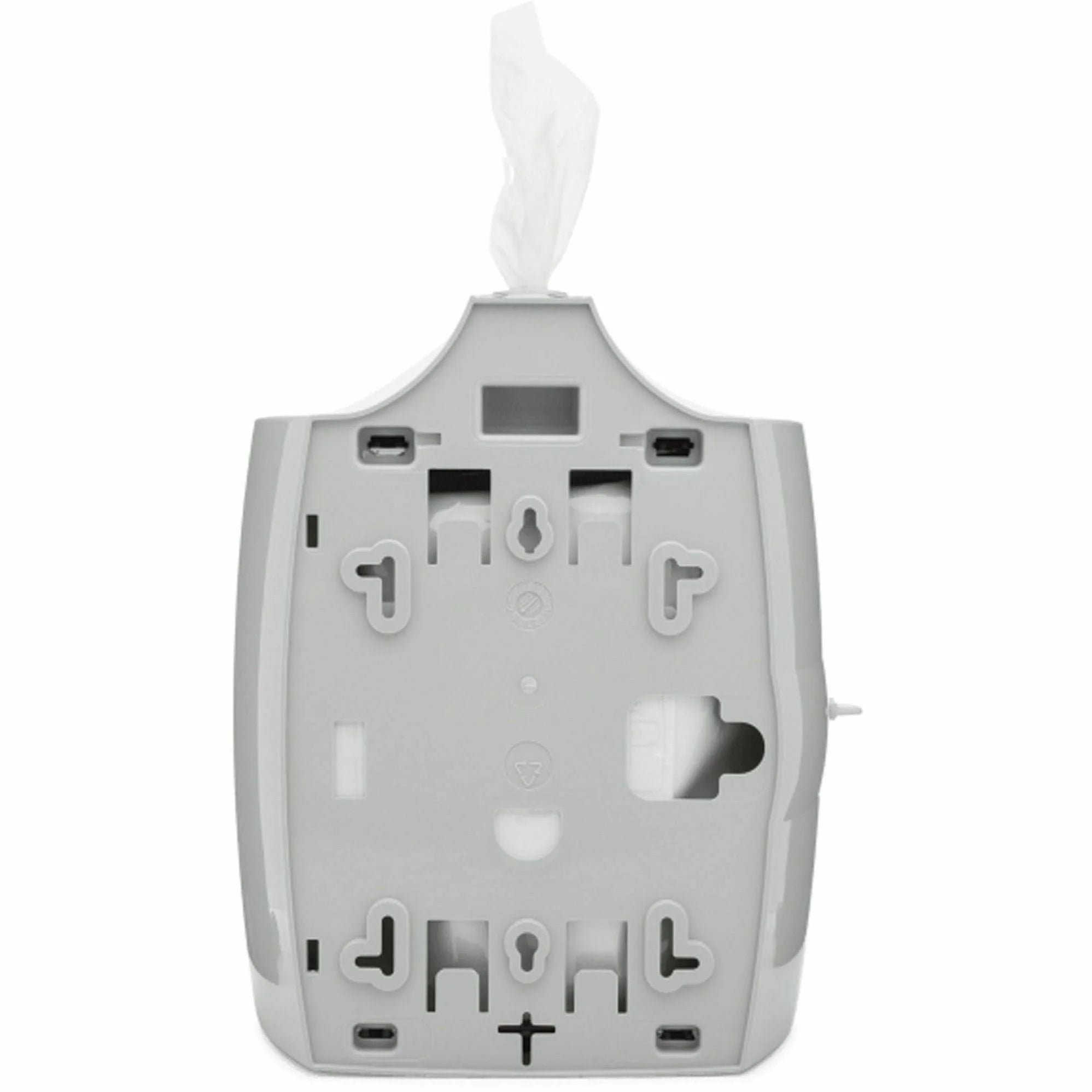 2XL GymWipes Touchless Dispenser - 1 x Roll - 11’’ Height 13.5’’ Width Depth - Plastic - Smoke Gray - Touch-free Hinged