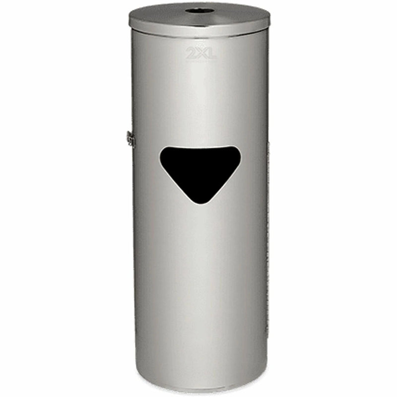 2XL Stainless Steel Stand Wiper Dispenser: Refillable Smudge Resistant Hands-free - Paper Towel Dispensers