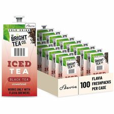 Flavia Bright Tea Co. Black Iced Freshpack - Compatible with Creation 300 Chill Refresh Module 600 - Caffeine-free