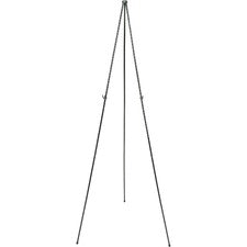 Quartet Instant Easel - 5 lb Load Capacity - 63’’ Height - Steel - Black - Portable Collapsible Compact Foldable