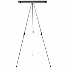 Lorell Presentation Easel - Silver - For - Lightweight - Easels