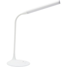 Data Accessories Company Desk Lamp - 15’’ Height - 6 W LED Bulb - Mountable - White - for Office Home Dorm - Lamps &