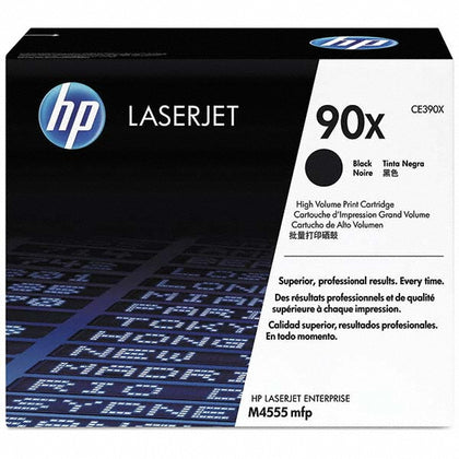 HP 90X (CE390X) Original Laser Toner Cartridge, 24000 Pages, Black, 1 Each, Single Pack