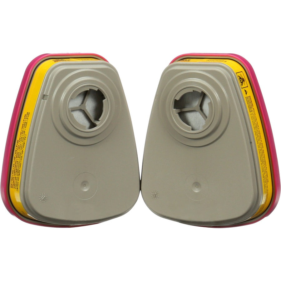 3M 60923 Organic Vapor/Acid Gas Cartridge/Filter - Rear