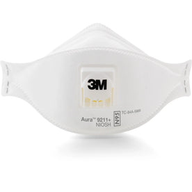 3M Aura Particulate Respirator: Dust & Fog Protection - White Comfortable Fit - N95 Masks