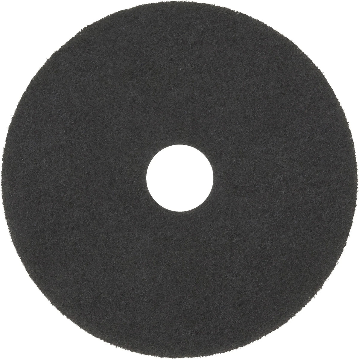 3M Black Stripper Pad 7200 - Round - 10’’ Diameter - Stripping Floor - Concrete Vinyl Composition Tile (VCT) - Machines