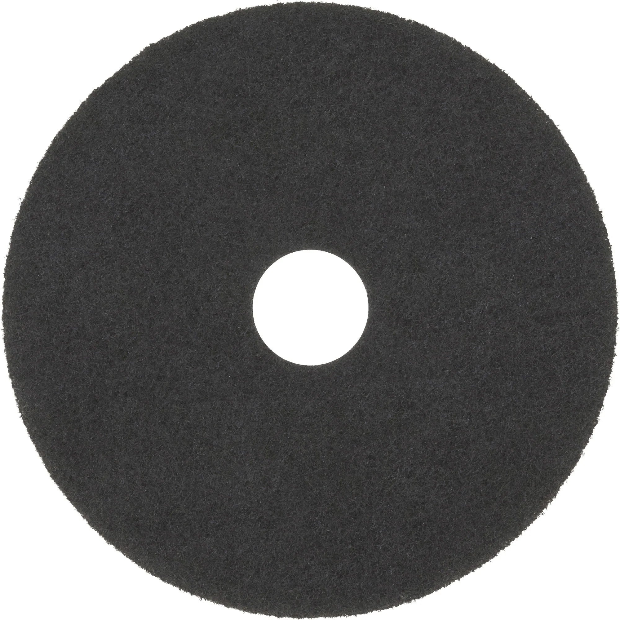 3M Black Stripper Pad 7200 - Round - 10’’ Diameter - Stripping Floor - Concrete Vinyl Composition Tile (VCT) - Machines