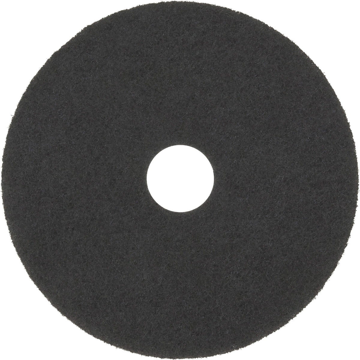 3M Black Stripper Pad 7200 - Round - 10’’ Diameter - Stripping Floor - Concrete Vinyl Composition Tile (VCT) - Machines