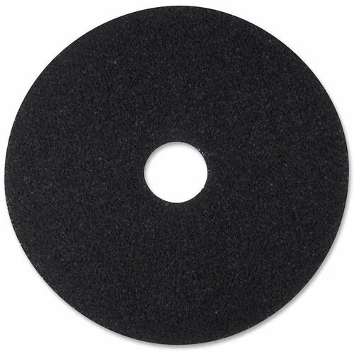 3M Black Stripping Pads - 12’’ Diameter - Pack of 5 - Carton - Floor Machines & Accessories