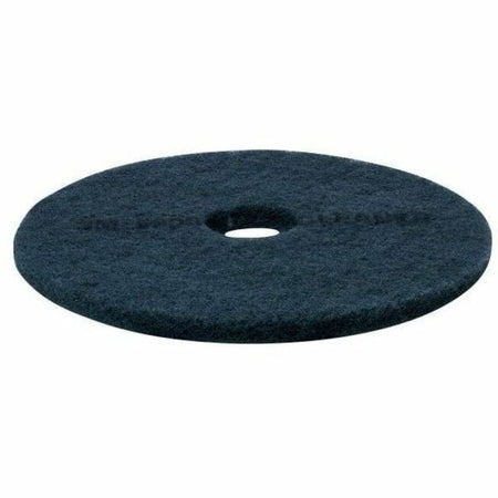 3M Blue Cleaner Pad 5300 - 17’’ Diameter - Scrubbing - Polyester Fiber Nylon - 5 / Carton - Floor Machines & Accessories