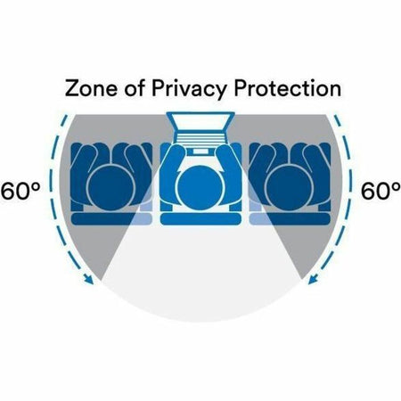 3M Bright Screen Privacy Filter for 14in Laptop, 16:9, BP140W9B Black, Matte - Alternate-Image1