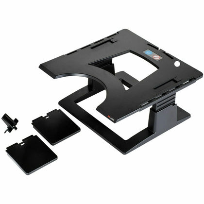 3M Ergonomic Notebook Riser: 6’’ Height x 13’’ Width Depth - Black - Computer / Laptop Accessories