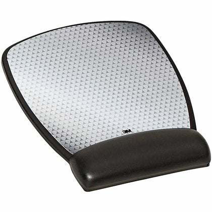 3M Gel Mouse Pad: Ergonomic Black Pad - 0.75’’ x 6.75’’ 8.50’’ - Pads & Wrist Rests