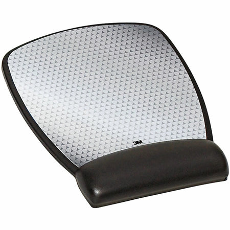 3M Gel Mouse Pad: Ergonomic Black Pad - 0.75’’ x 6.75’’ 8.50’’ - Pads & Wrist Rests