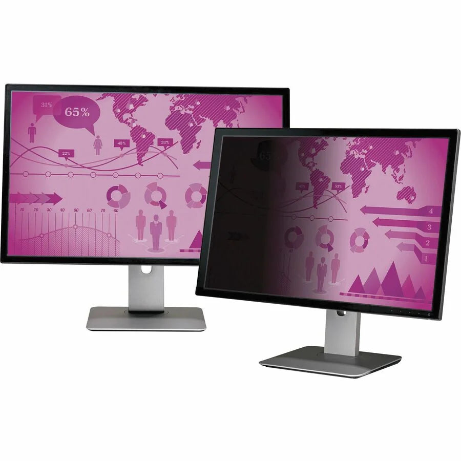 3M High Clarity Privacy Filter: Black Glossy for 24’’ Widescreen LCD Monitor - Screen Filters & Protectors