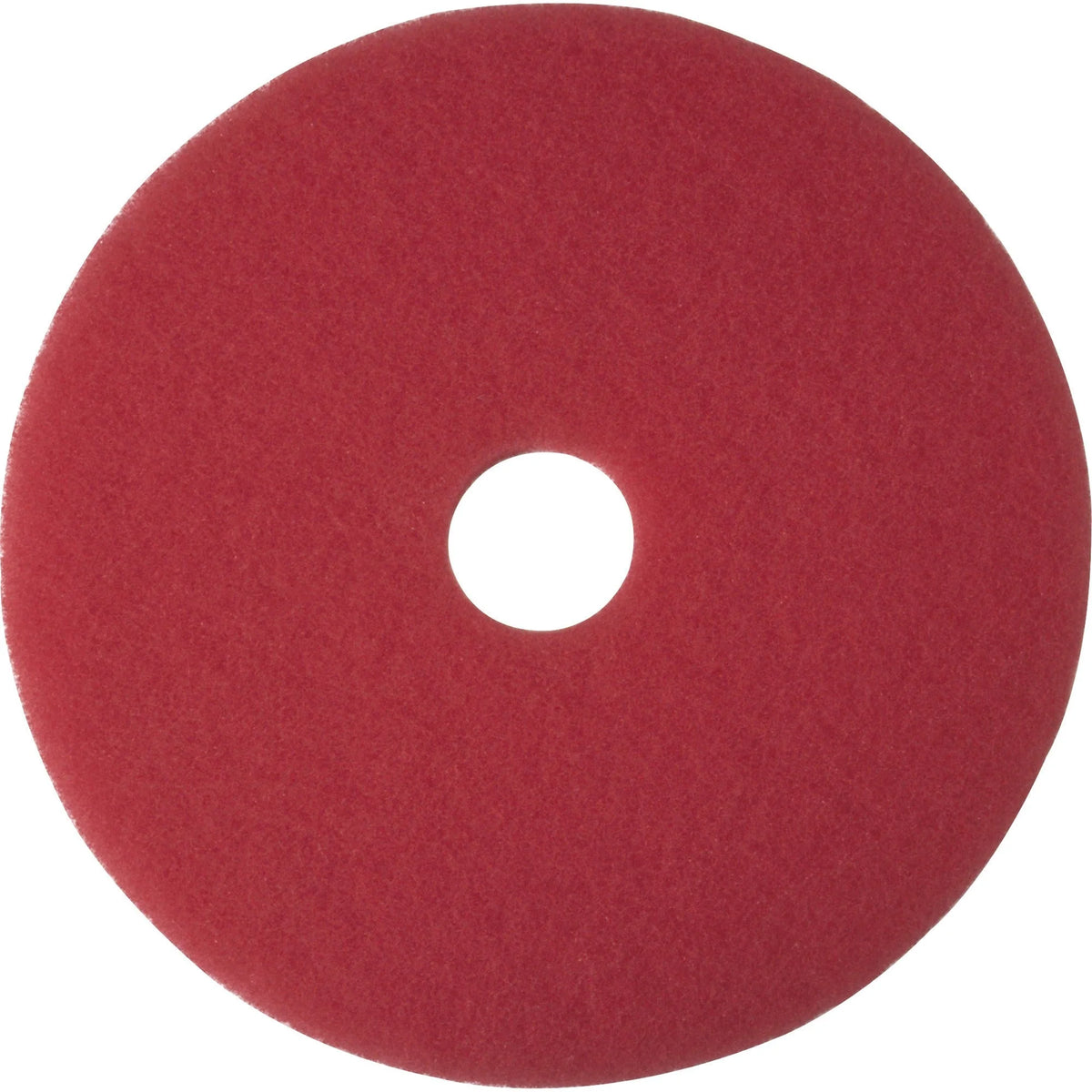 3M Niagara Cleaning Pad 14’’ Diameter Red Polyester 5 / Carton Round Buffing Floor Marble Scuff Mark Remover