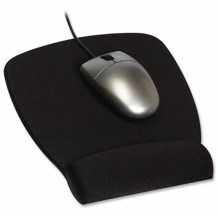 3M Nonskid Mouse Pad: 8.50’’ x 6.75’’ 0.75’’ - Black Foam - Anti-Slip Surface - Computer / Laptop Accessories