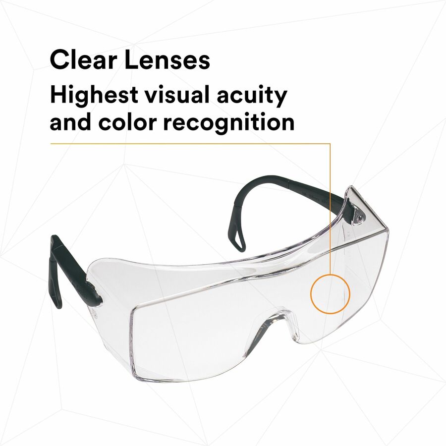 3M OX Protective Eyewear - Clear Lens - Bottom