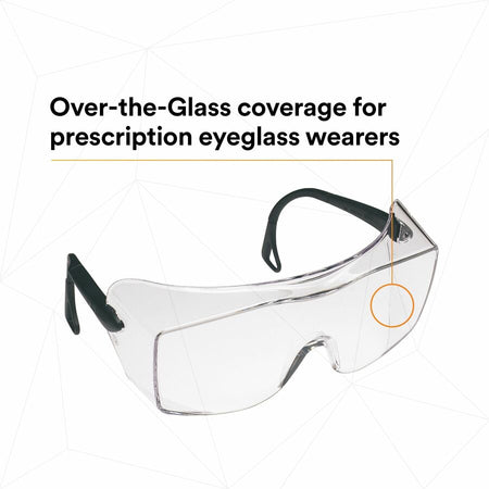 3M OX Protective Eyewear - Clear Lens - Top