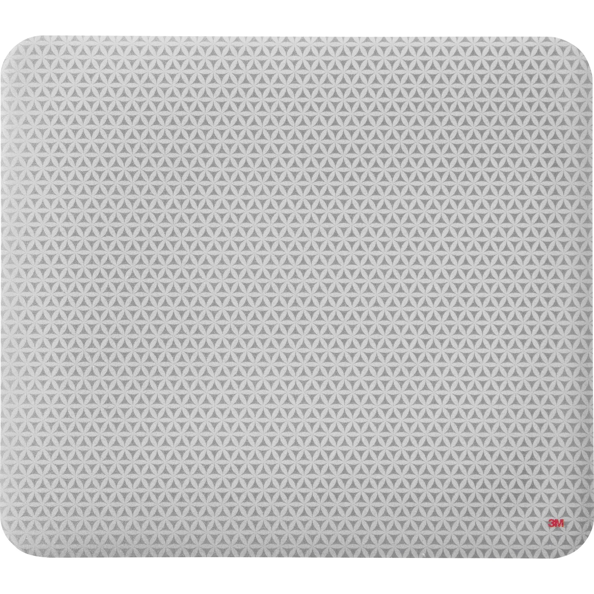 3M Precise Mouse Pad: Gray Bitmap Design 0.30’’ x 8’’ Foam - 1 Each - Pads & Wrist Rests
