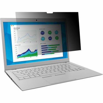 3M Privacy Filter for 12.5’’ Widescreen LCD 2 in 1 Notebook - Matte Black - Anti-glare Scratch Fingerprint & Dust