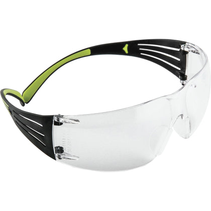 3M SecureFit 400-Series Protective Eyewear - UV Protection Black Clear Lens - Gear
