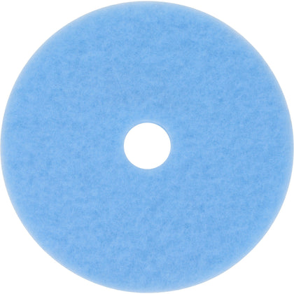 3M Sky Blue Hi-Performance Burnish Pad 3050 - 20’’ Round - For Linoleum Sheet Vinyl & VCT Floors - Floor Machines