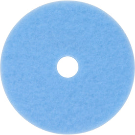 3M Sky Blue Hi-Performance Burnish Pad 3050 - 20’’ Round - For Linoleum Sheet Vinyl & VCT Floors - Floor Machines