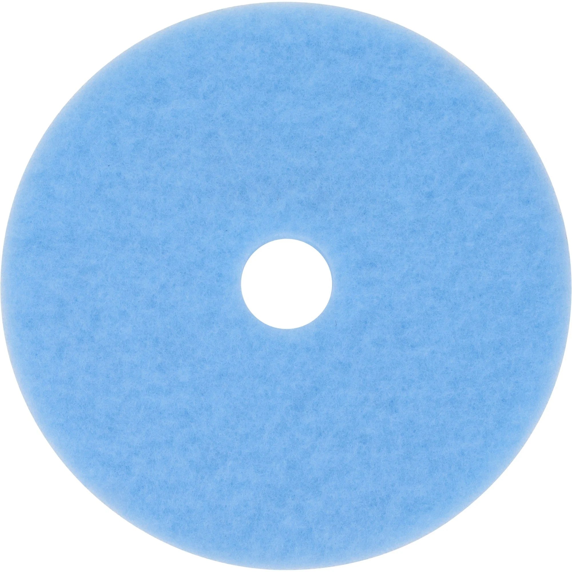 3M Sky Blue Hi-Performance Burnish Pad 3050 - 20’’ Round - For Linoleum Sheet Vinyl & VCT Floors - Floor Machines