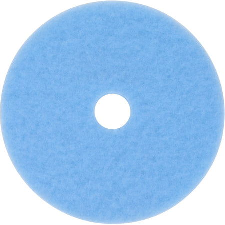 3M Sky Blue Hi-Performance Burnish Pad 3050 - 20’’ Round - For Linoleum Sheet Vinyl & VCT Floors - Floor Machines